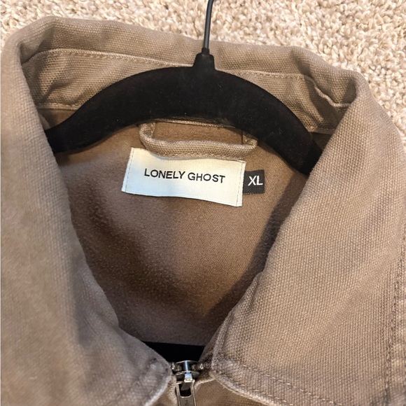 LONELY GHOST Brown Shirt Jacket - Picture 3 of 5